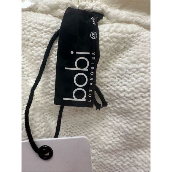Bobi Los Angeles Knit Sweater 100% Cotton Size XS - Picture 4 of 6